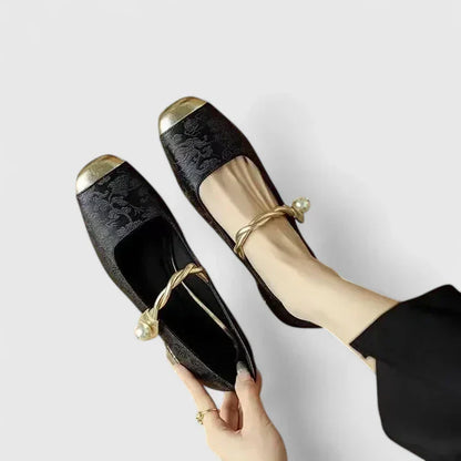 Calantha | Luxury Velvet Orthopedic Mary Jane Shoes
