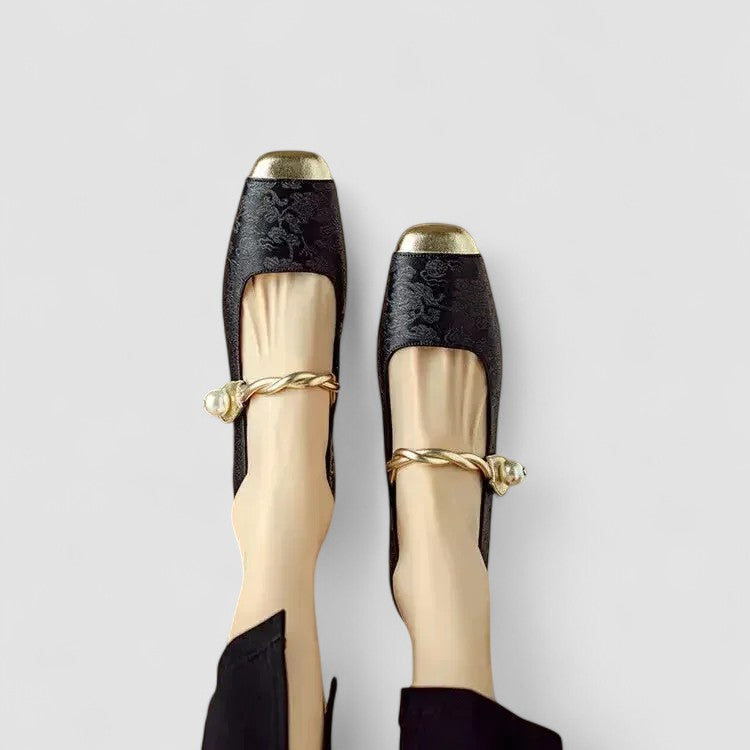 Calantha | Green Luxury Orthopedic Mary Jane Shoes