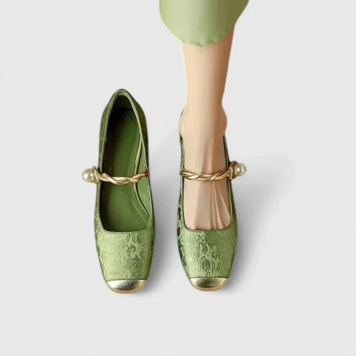 Calantha | Luxury Velvet Orthopedic Mary Jane Shoes