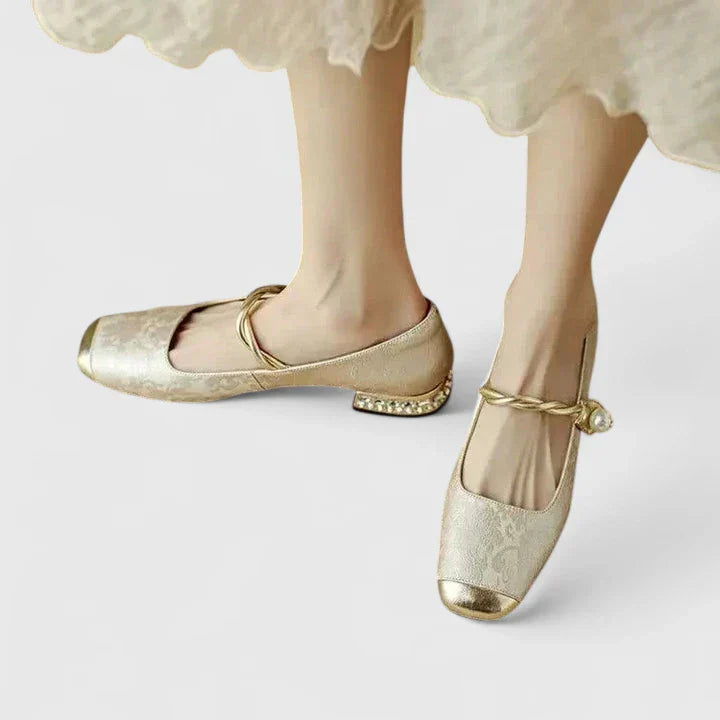 Calantha | Luxury Velvet Orthopedic Mary Jane Shoes