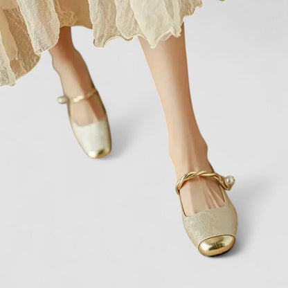 Calantha | Green Luxury Orthopedic Mary Jane Shoes