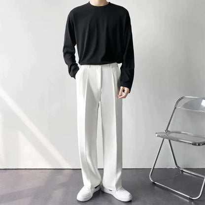 Beckett | Black Pleated London Pants