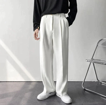 Beckett | Black Pleated London Pants