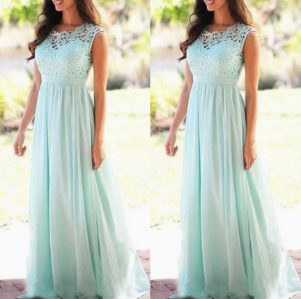 Alethea | Women's Wedding Guest Halter Maxi Dress in Soft Mint