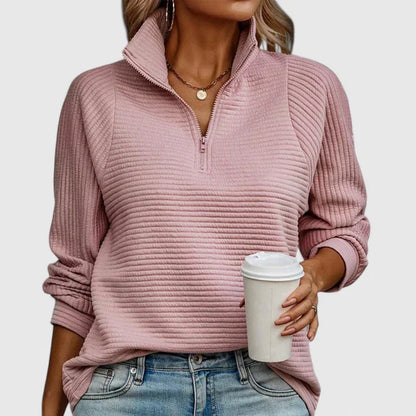 Alethea | Navy Blue Sophisticated Sweater