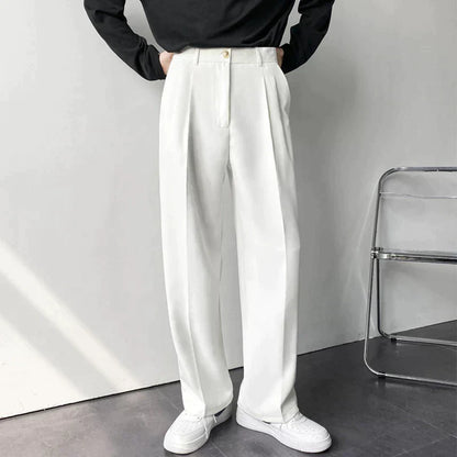 Beckett | Black Pleated London Pants