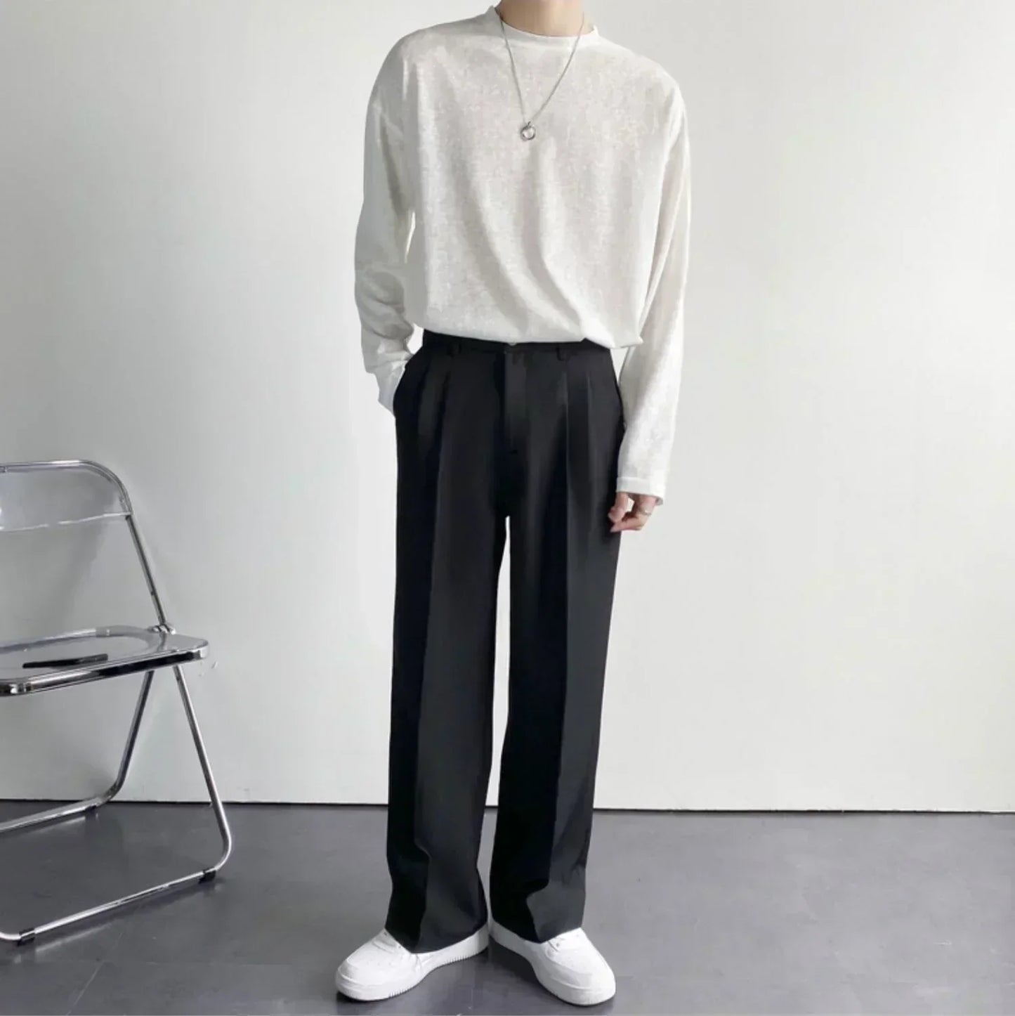 Beckett | Black Pleated London Pants