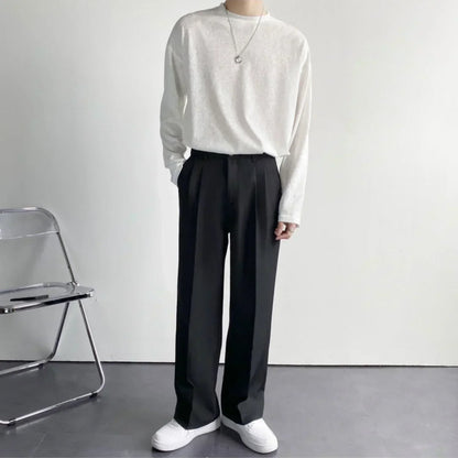 Beckett | Black Pleated London Pants
