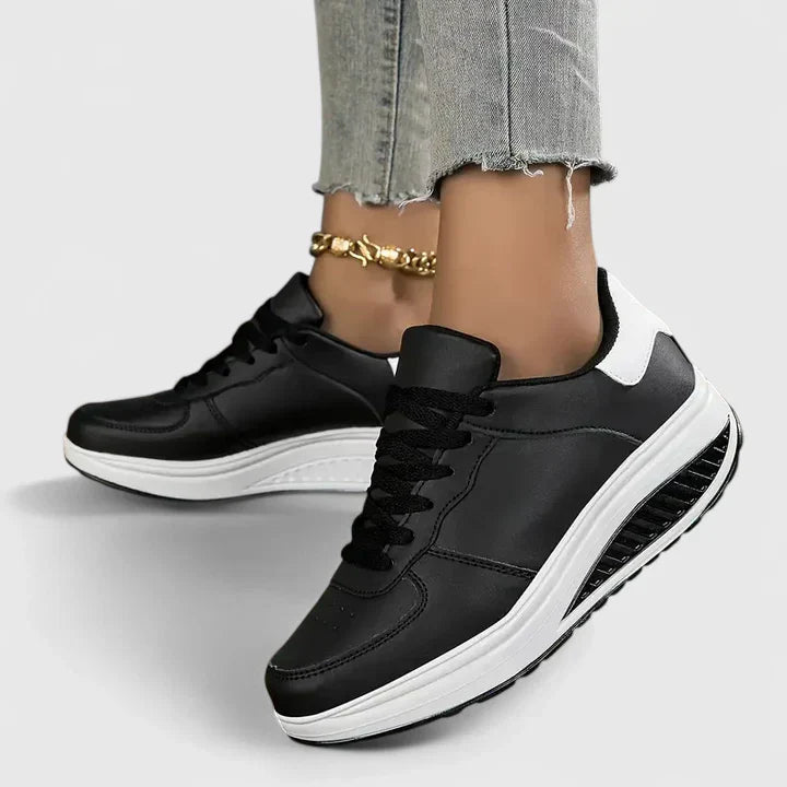 Calantha | White Luxury Orthopedic Sneakers