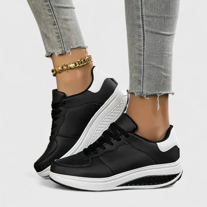 Calantha | White Luxury Orthopedic Sneakers