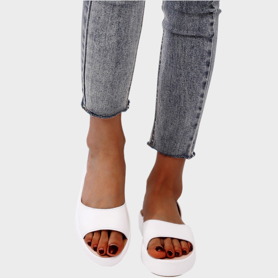 Calanthe | Vibrant Yellow Orthopedic Sandals