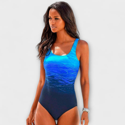 Kalynda | Elegant Ombre Active Fit One-Piece Swimsuit