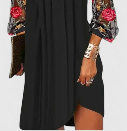 Adriana | Elegant Black Mini Dress