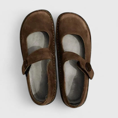 Calantha | Green Suede Orthopedic Shoes