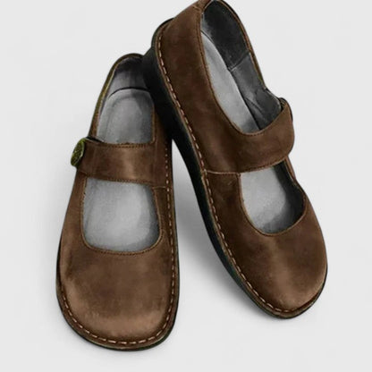 Calantha | Green Suede Orthopedic Shoes