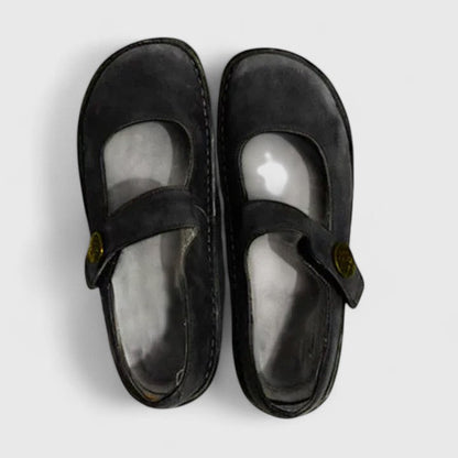 Calantha | Green Suede Orthopedic Shoes