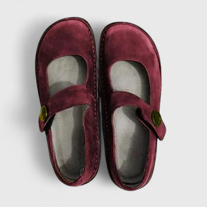 Calantha | Green Suede Orthopedic Shoes