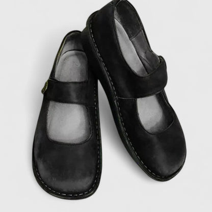 Calantha | Green Suede Orthopedic Shoes