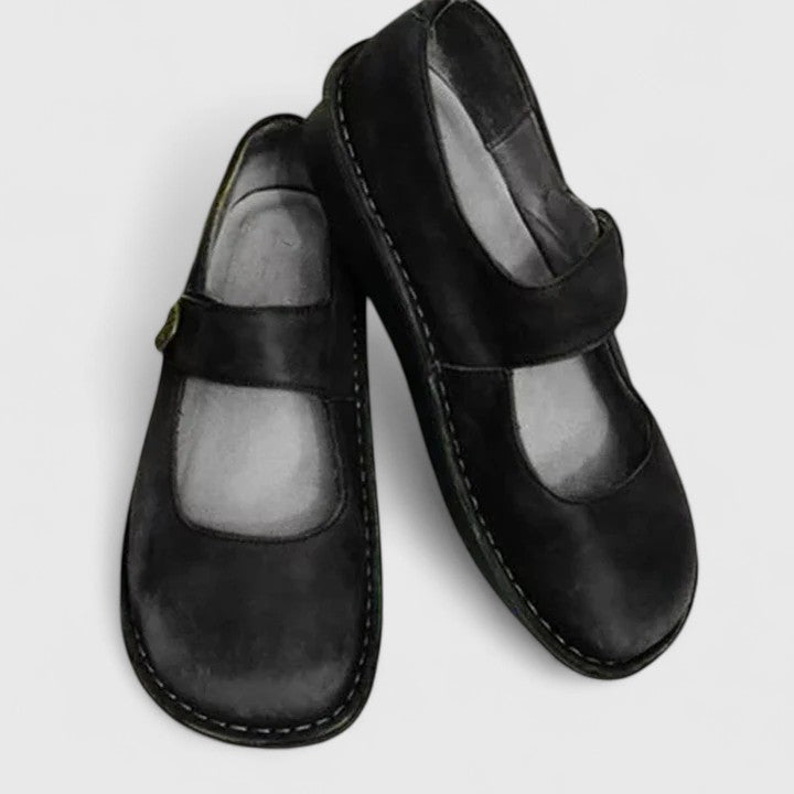 Calantha | Green Suede Orthopedic Shoes