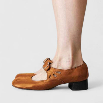 Calanthe | Black Leather Elegant Shoes