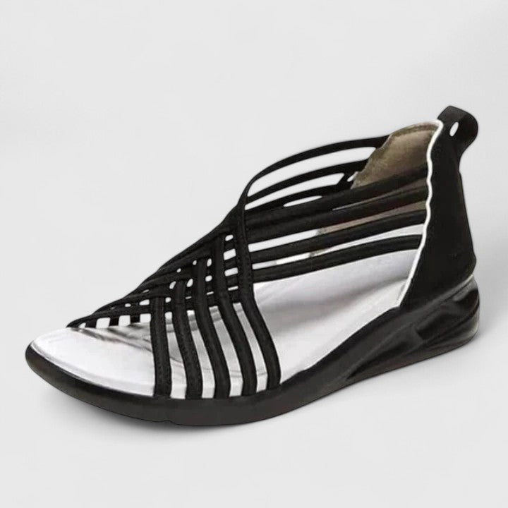 Calantha | Beige Strappy Orthopedic Sandals