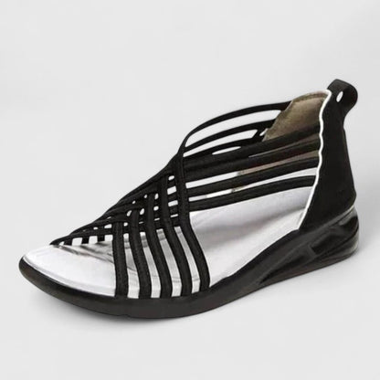 Calantha | Beige Strappy Orthopedic Sandals