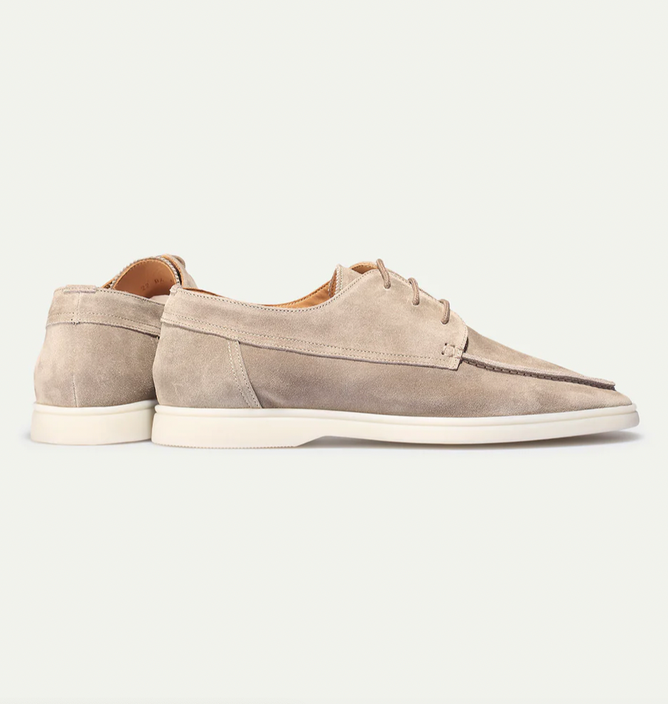 Beckett | Men's Lace Up Suede Casual Walking Shoes in Navy
