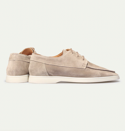 Beckett | Men's Lace Up Suede Casual Walking Shoes in Navy