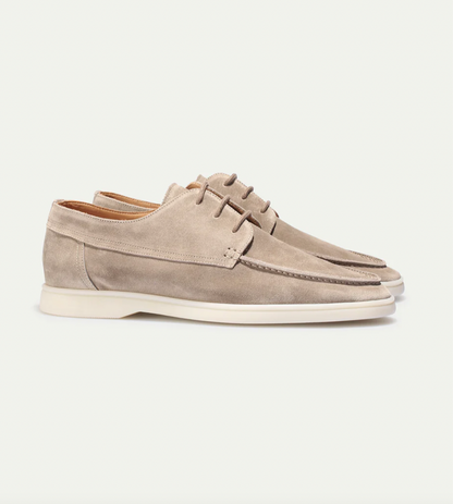 Beckett | Men's Lace Up Suede Casual Walking Shoes in Navy