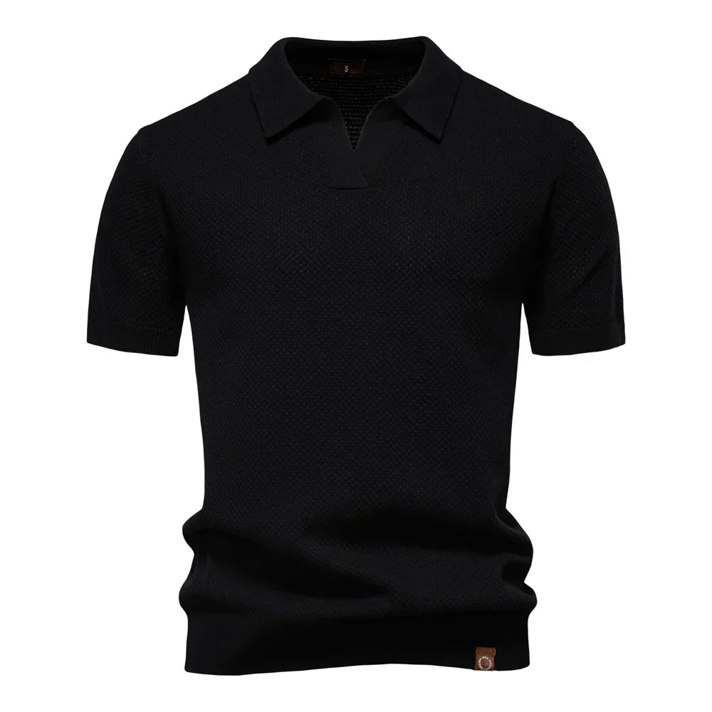 Beckett | Men's Short Sleeve Classic Polo Shirt in Light Grey