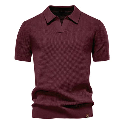 Beckett | Men's Short Sleeve Classic Polo Shirt in Light Grey