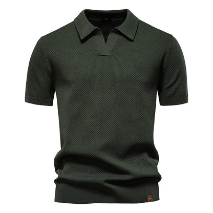 Beckett | Men's Short Sleeve Classic Polo Shirt in Light Grey