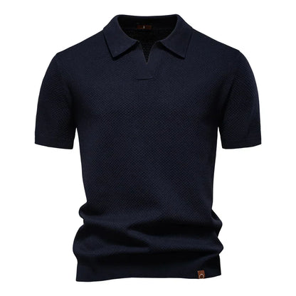 Beckett | Men's Short Sleeve Classic Polo Shirt in Light Grey