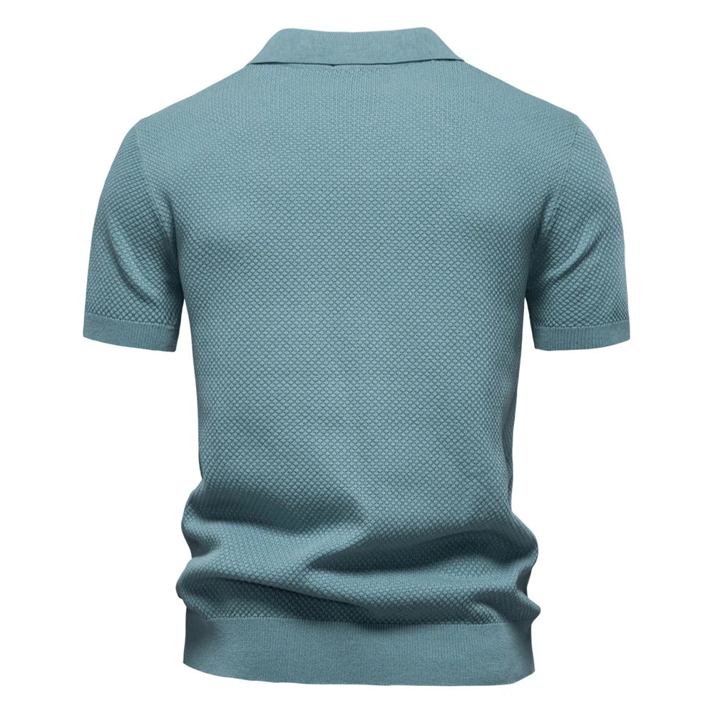 Beckett | Men's Short Sleeve Classic Polo Shirt in Light Grey