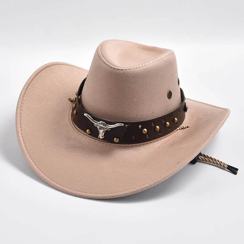 Beckett | Men's Wide Brim Brown Western Cowboy Hat