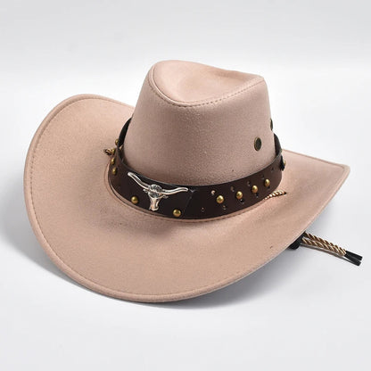Beckett | Men's Wide Brim Brown Western Cowboy Hat