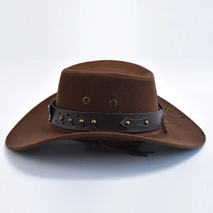 Beckett | Men's Wide Brim Brown Western Cowboy Hat