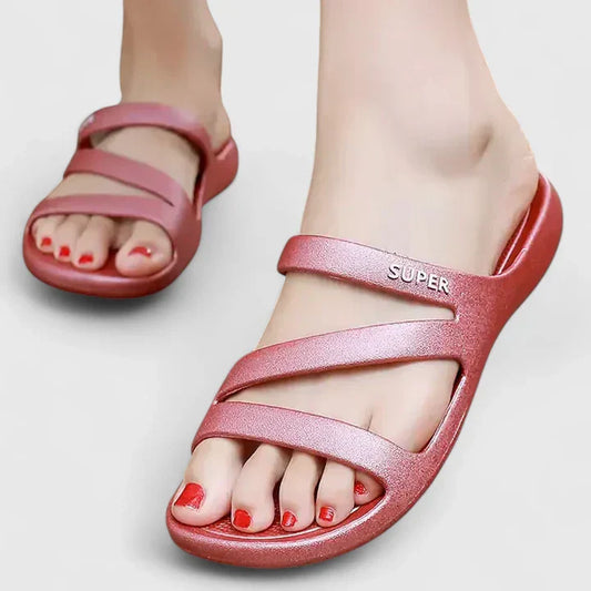 Calantha | Rose Gold Orthopedic Sandals
