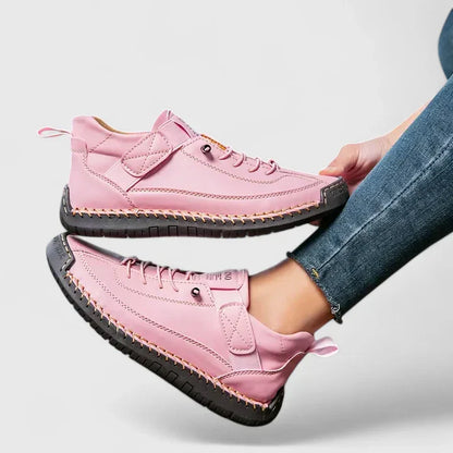 Alethea | Pink Velcro Orthopedic Sneakers