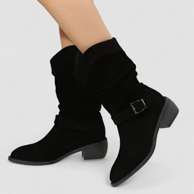 Astrid | Beige Suede Supportive Orthopedic Boots