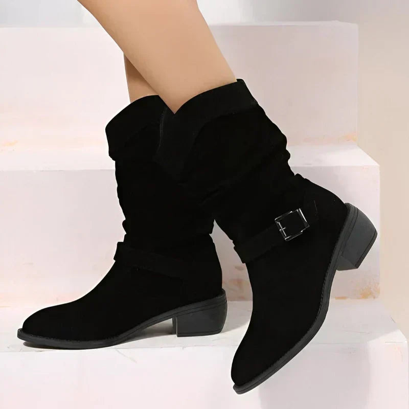 Alethea | Beige Suede Orthopedic Boots