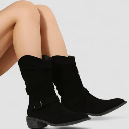 Astrid | Beige Suede Supportive Orthopedic Boots