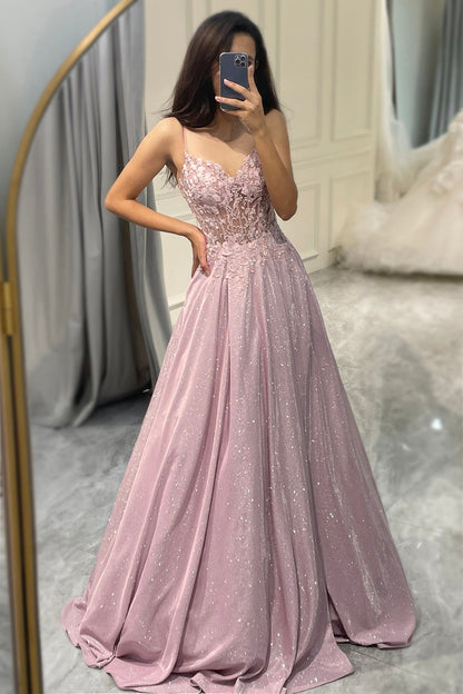 Women's Wedding Guest Blush Embellished Strapless Maxi Dress