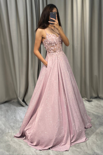 Women's Wedding Guest Blush Embellished Strapless Maxi Dress
