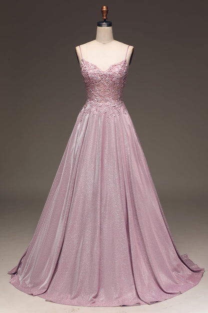 Women's Wedding Guest Blush Embellished Strapless Maxi Dress