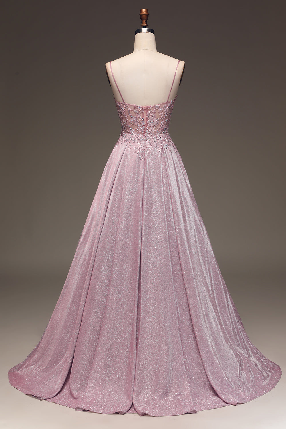 Women's Wedding Guest Blush Embellished Strapless Maxi Dress