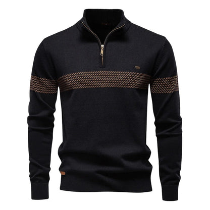 Bastian | Navy Refined Soft Knit Sweater