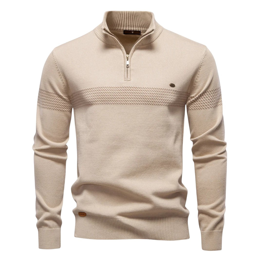 Bastien | Navy Refined Soft Knit Sweater