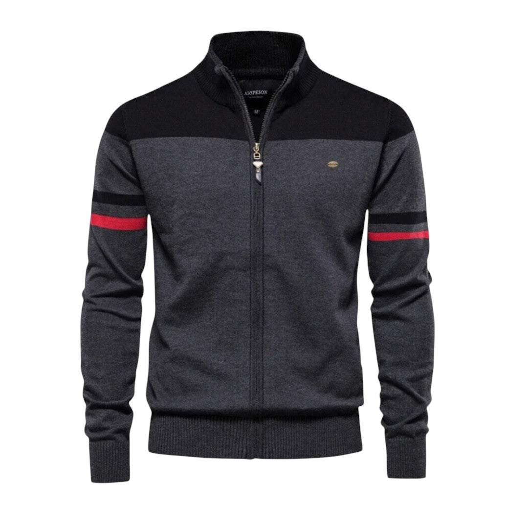 Bastien | Dark Grey Classic Warm Elegance Sweater