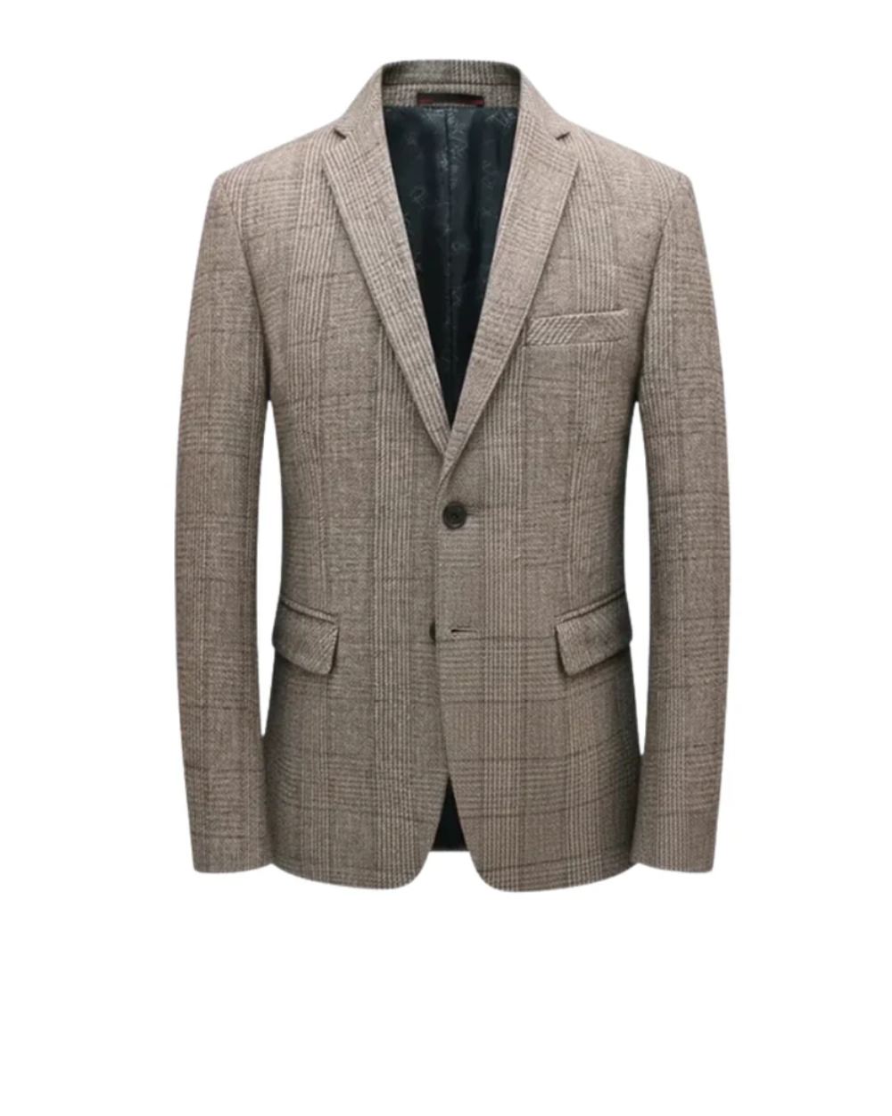 Benedetto | Premium Classic Blazer in Light Brown Tweed